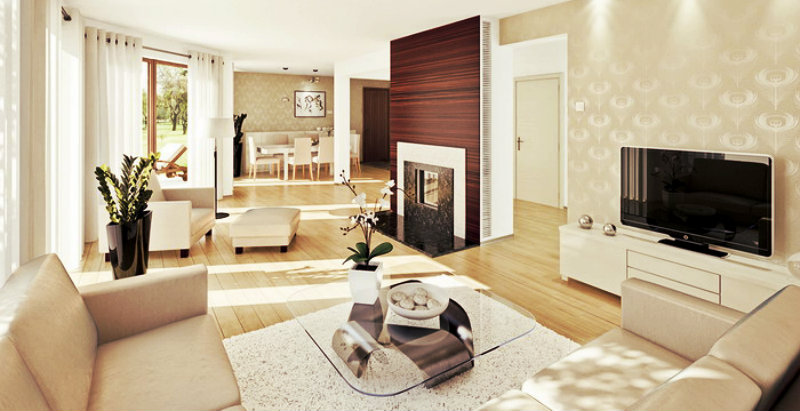 beautifully decorated room with flower decorations