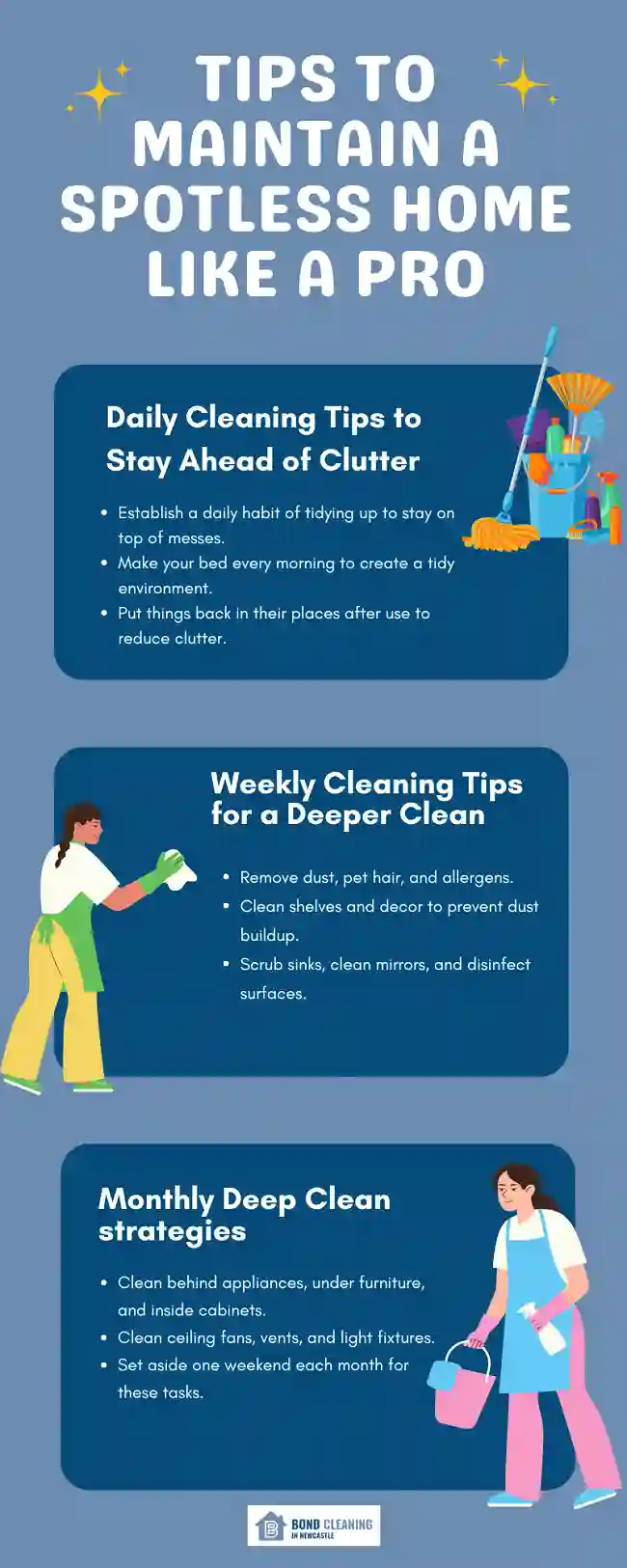 Info on How to Maintain a Spotless Home: Routine Cleaning Tips