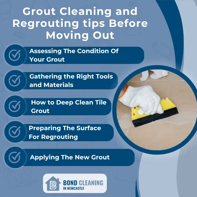 Grout Cleaning and Regrouting tips Before Moving Out