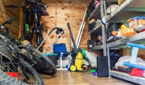 Man working on wooden floor